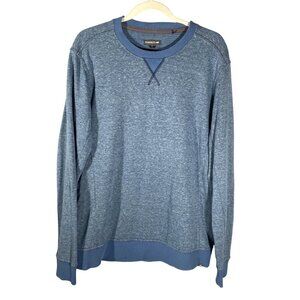 Toad&Co Epique Crew Sweatshirt Hemp blend slate blue Heather Men’s L sustainable